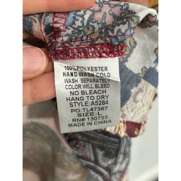 Umgee Womens Patchwork Sheer Open Front Kimono Cardigan With Leopard Print Trim - Picture 6 of 9